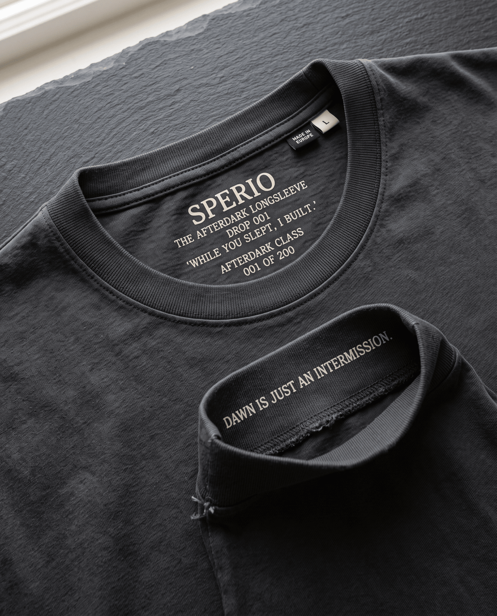 THE AFTERDARK LONGSLEEVE - Sperio