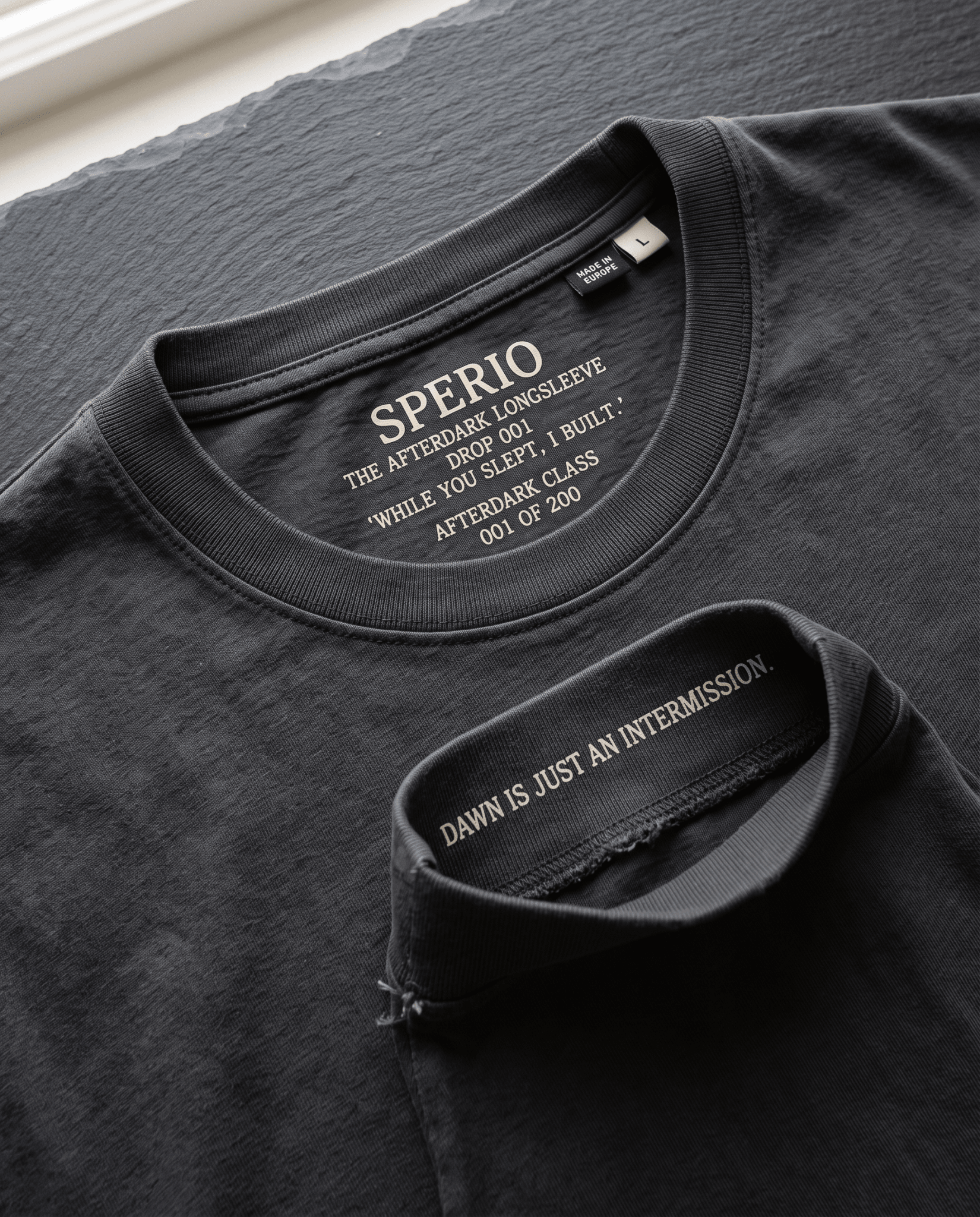 THE AFTERDARK LONGSLEEVE - Sperio