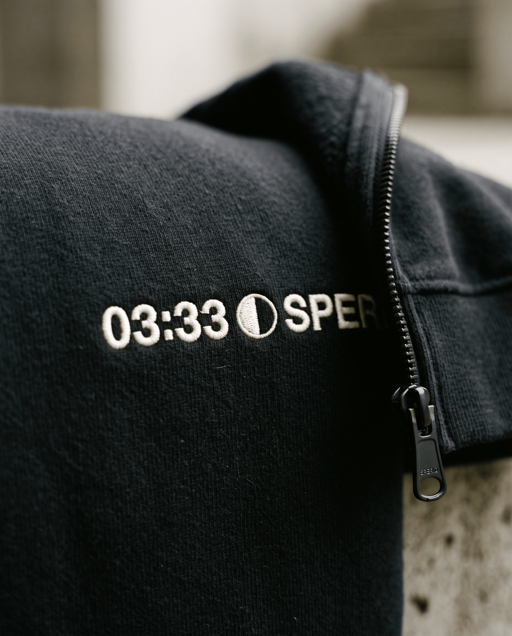THE OBSIDIAN FULL-ZIP HOODIE - Sperio