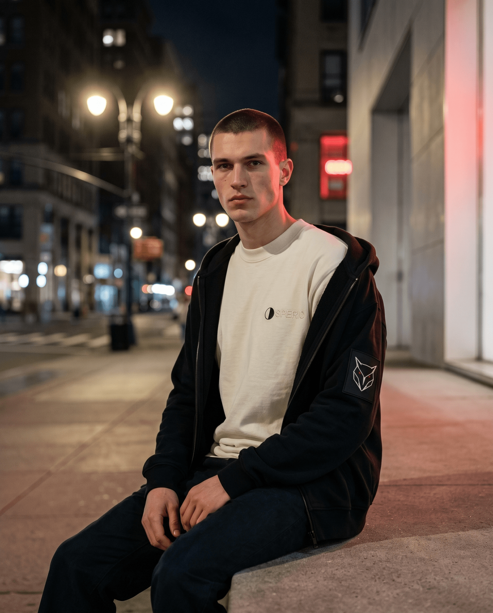 THE OBSIDIAN FULL-ZIP HOODIE - Sperio